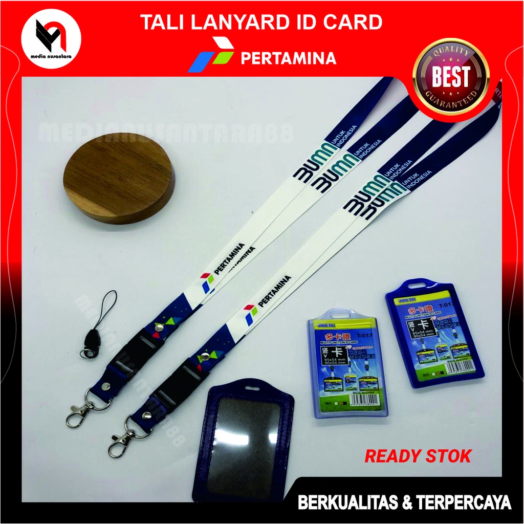 

PERTAMINA Lanyard ,Tali ID Card PT Pertamina Printing Digital 2 Sisi Full Colour