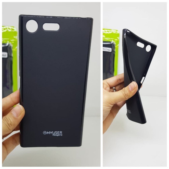 Case HP MYUSER Sony XZ 5.46" Soft Sony Xperia XZ Plus XZ+ NEWGENE Hitam CasinG AGH