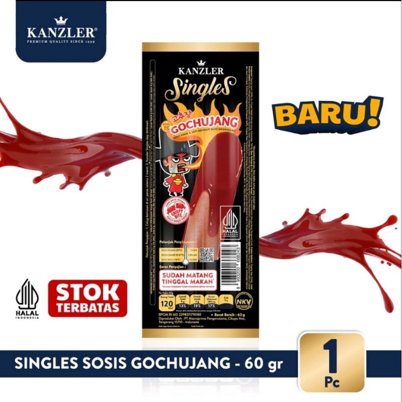

SOSIS KANZLER SINGLES HOT ORIGINAL KEJU MINI BAKSO 60gr