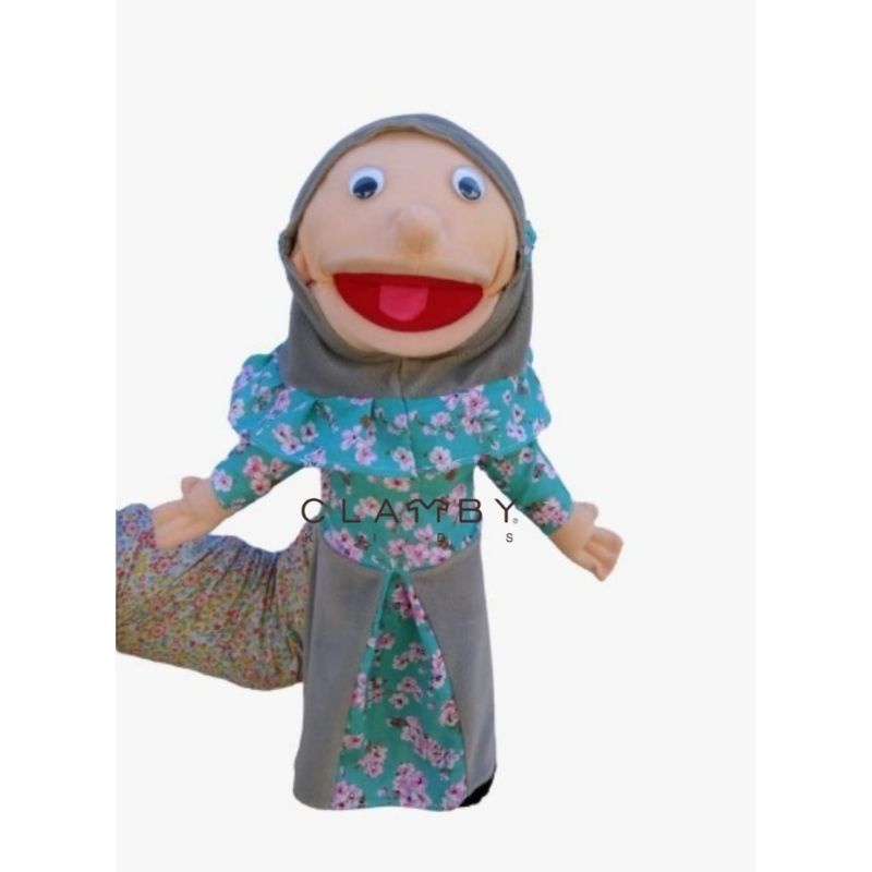 Boneka Tangan Muppet Santri Muslim Putri | Boneka Edukasi Karakter Muslim