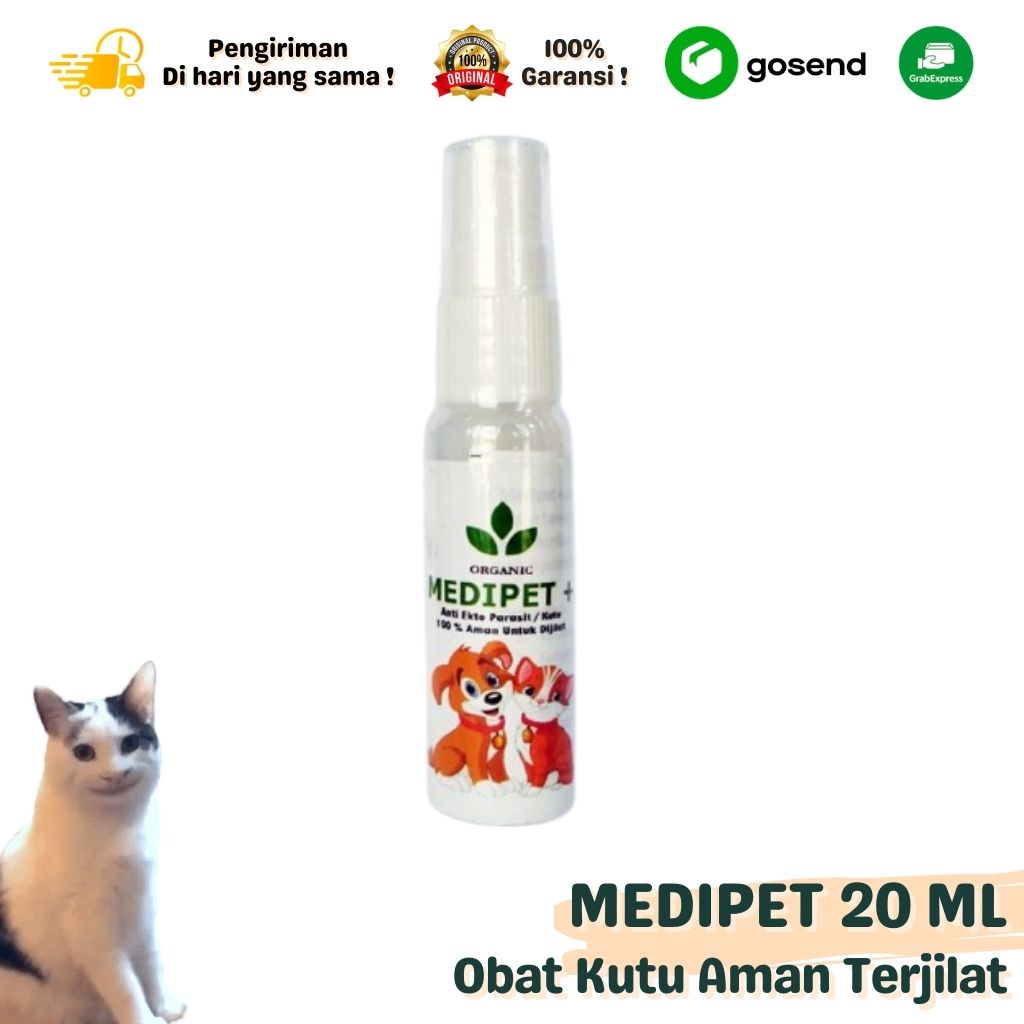 Obat Kutu Semprot Aman Terjilat MEDIPET 30 ML