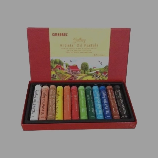 

Pastel Greebel Artist Oil Pastels Premium Crayon 12Warna