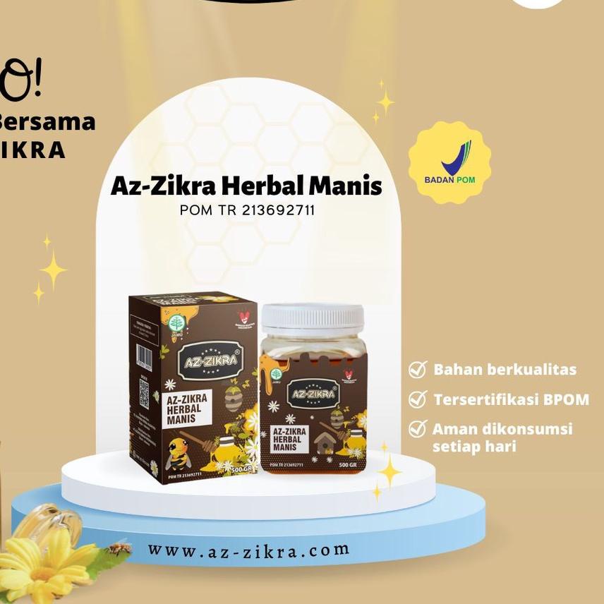 

Discount[FG2]-Madu Herbal Super Manis AzZikra Az-Zikra 500gr Original BPOM