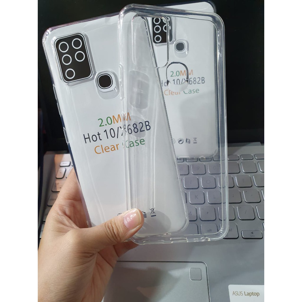 New Softcase HD Clear  INFINIX HOT 11/ Hot 11S NFC/ Hot 11 Play/ Hot 10/ Hot 10s/ Hot 10 Play/ Hot 9/ Hot 9 Play/Hot 8 Soft Case TPU Bening Glossy SD-4K-FHD/Silikon-Silicon-Silicone/Fuze/Airbag Anti Fall Slam Tebal-Thick 2022