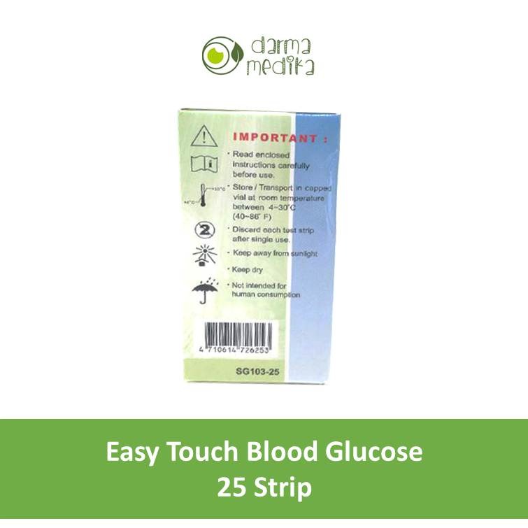 Strip EasyTouch easy touch glukosa gula darah