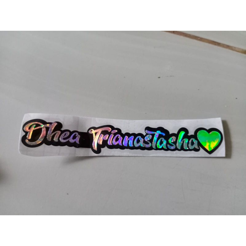 

cutting stiker love