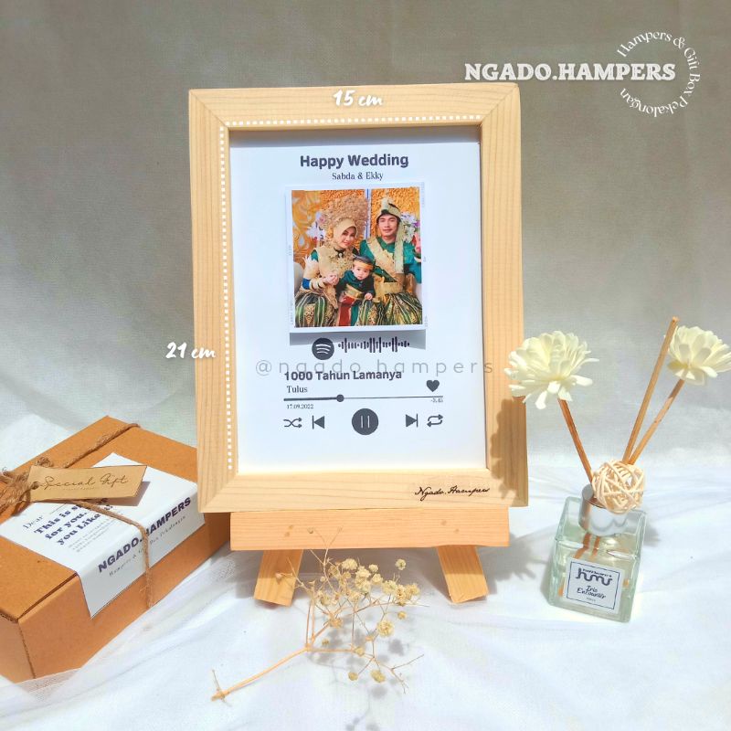 Jual Hari Jadi Spotify Music Frame Music In Kado Pernikahan