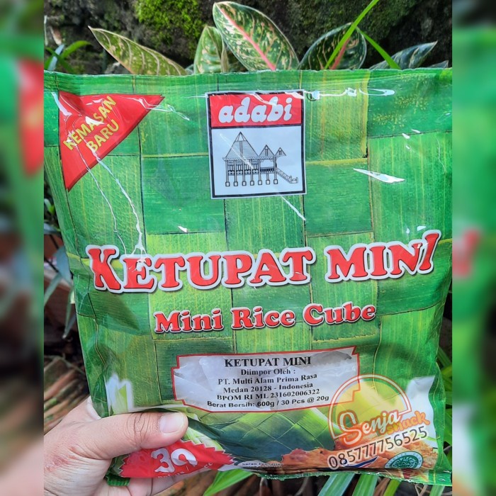 

ketupat mini instan adabi isi 30 pcs Lontong