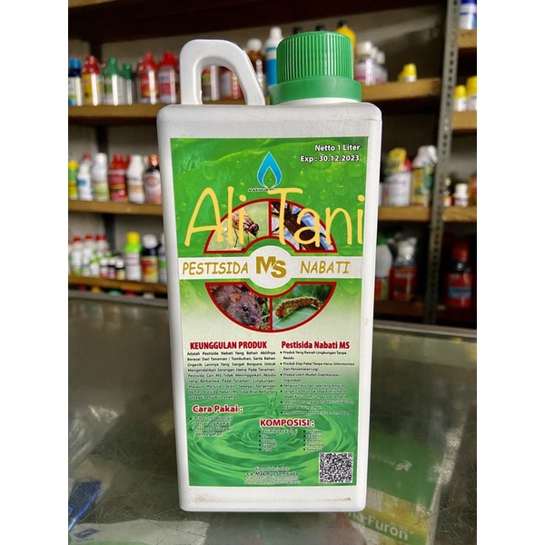 Jual Pestisida Nabati Organik MS Kemasan 1 Liter untuk Semua Jenis ...