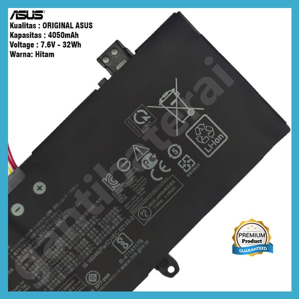 Original Baterai Asus Vivobook 14 A412 A412FA A412UA A412UB B21N1818