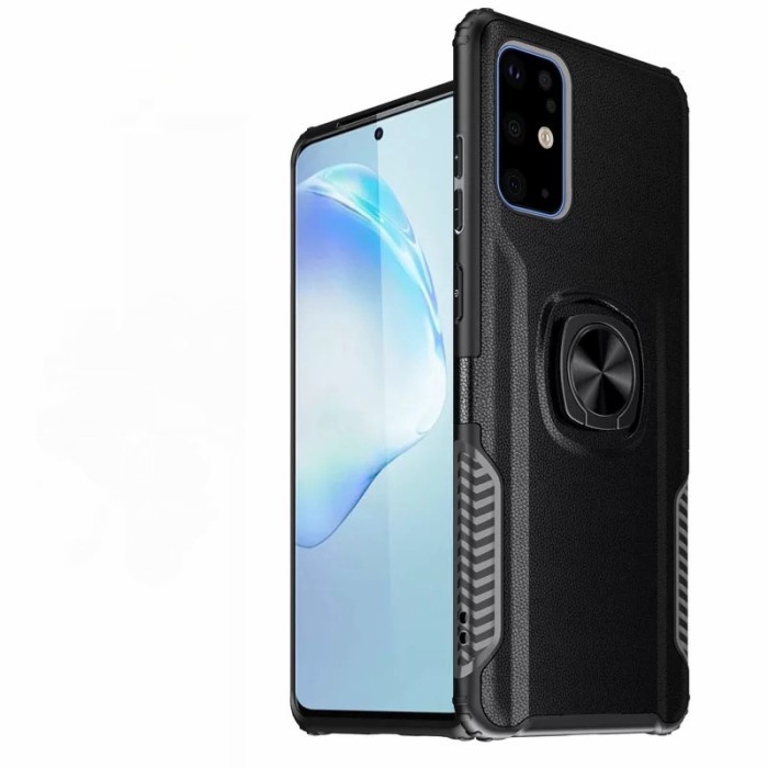 Casing Samsung 21 ULTRA Hard Case Ring Phone Hybrid Cincin Magnetik