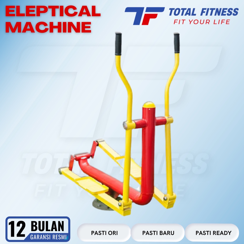 Alat Fitness Outdoor Elliptical Machine Fitnes Taman