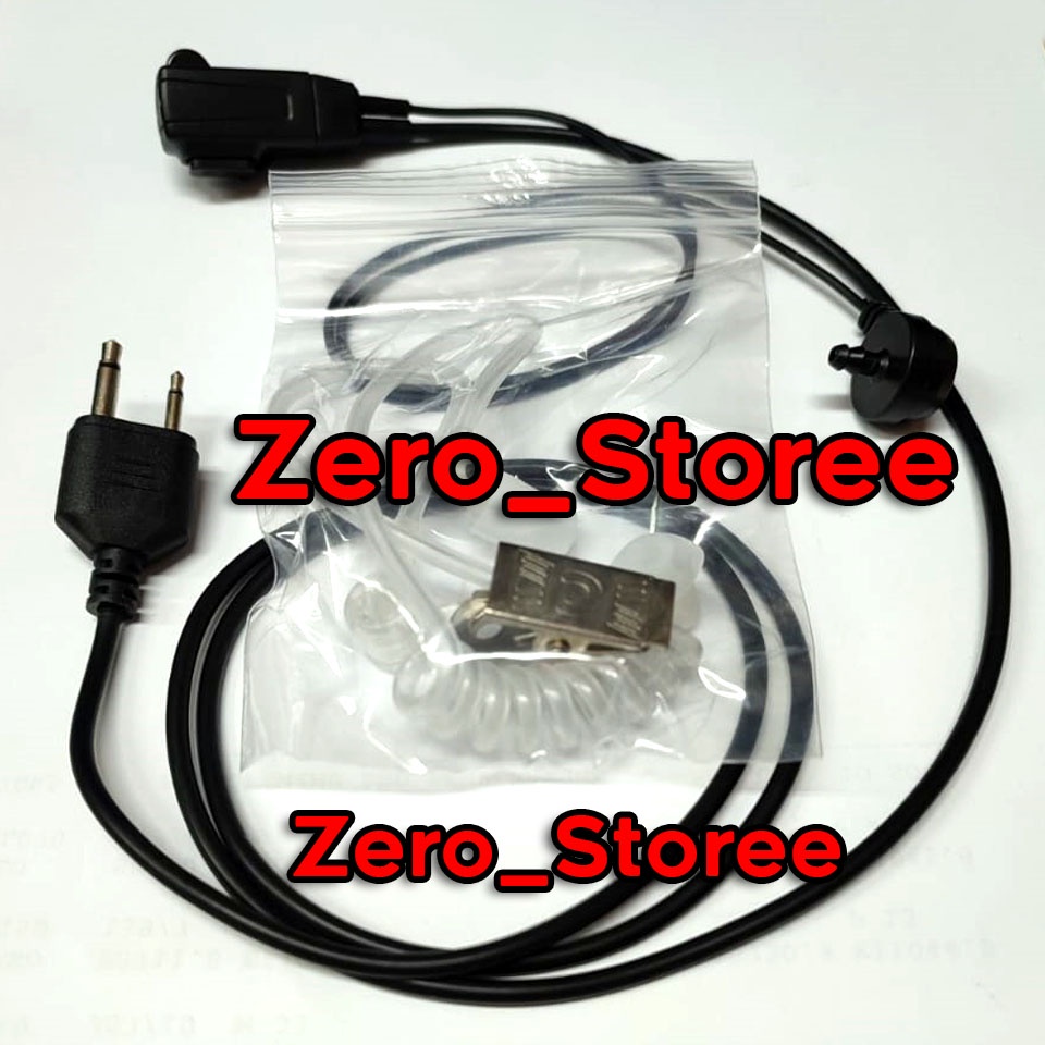 Earmic 2N Handsfree Alinco Headset lurus atas handsfree HT v80 v8 v86 DJ195 alinco DJ195 DJ 195 196 Icom ic-2n
