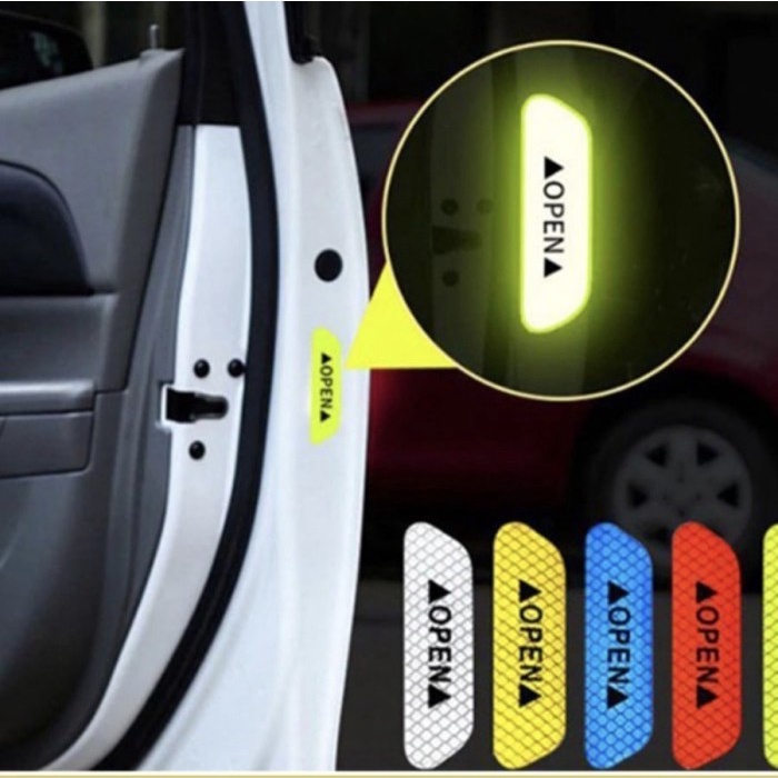 barokahgamis OPEN CAR LIGHT STIKER REFLEKTIF UNIVERSAL