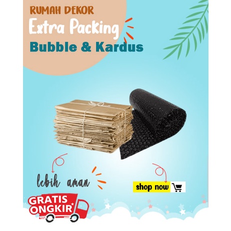 

Extra Packing Bubble Wrap dan Kardus Bekas Supaya Lebih Aman waktu pengiriman