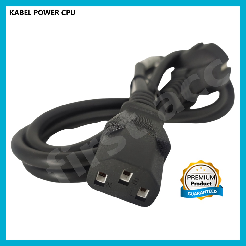 Kabel Power Komputer TEBAL / Kabel Power CPU / Kabel Power Monitor