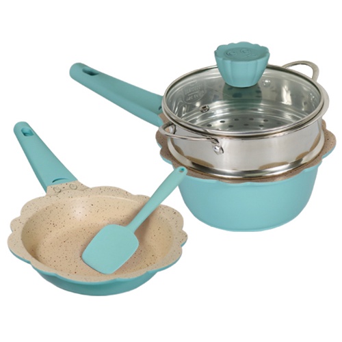 ♥BabyYank♥ Baby Safe CW001 Cookware Set Set Peralatan Masak Premium Wajan Panci