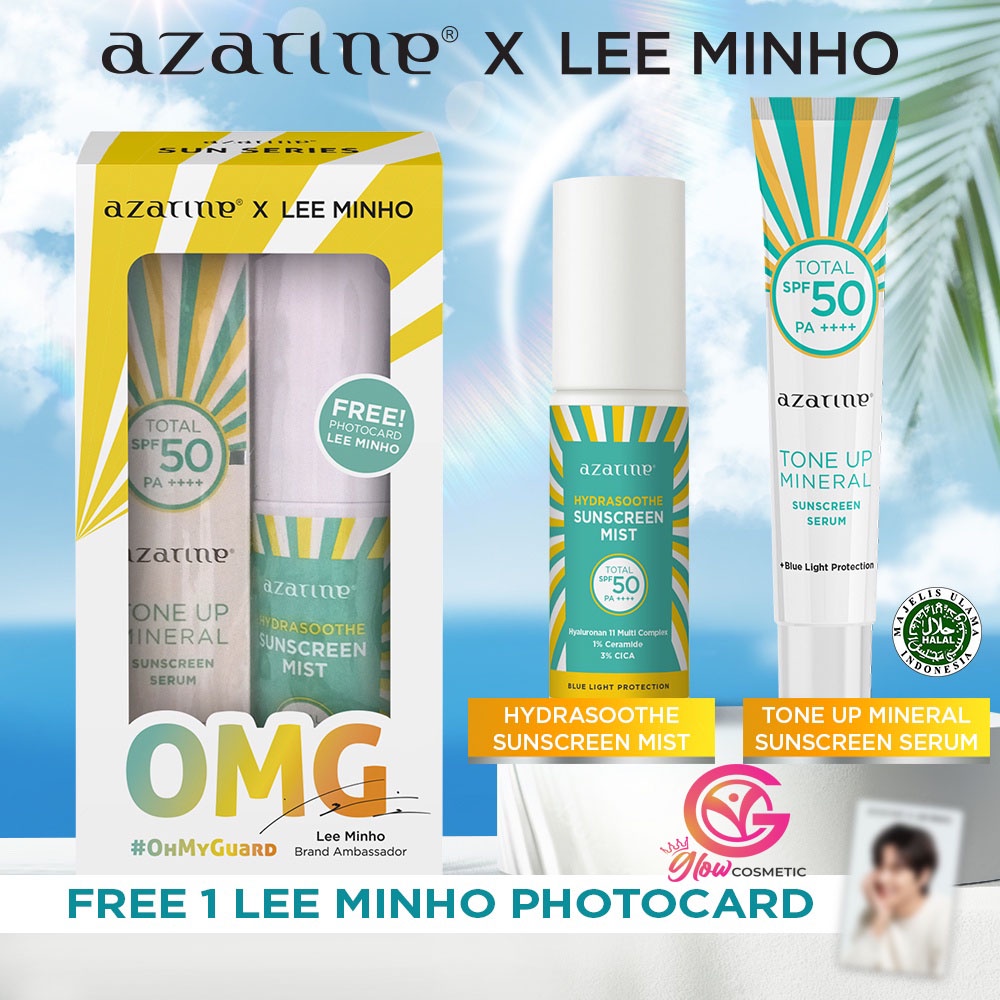 AZARINE X LEE MINHO TONE UP MINERAL #OMG