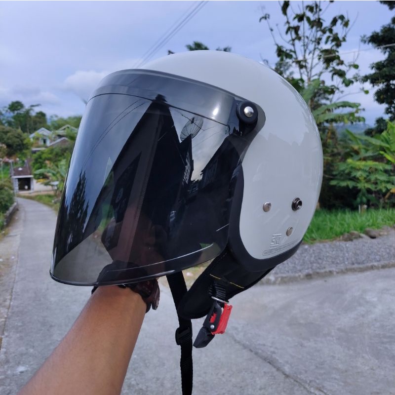 HELM CLASSIC KACA DATAR SNI