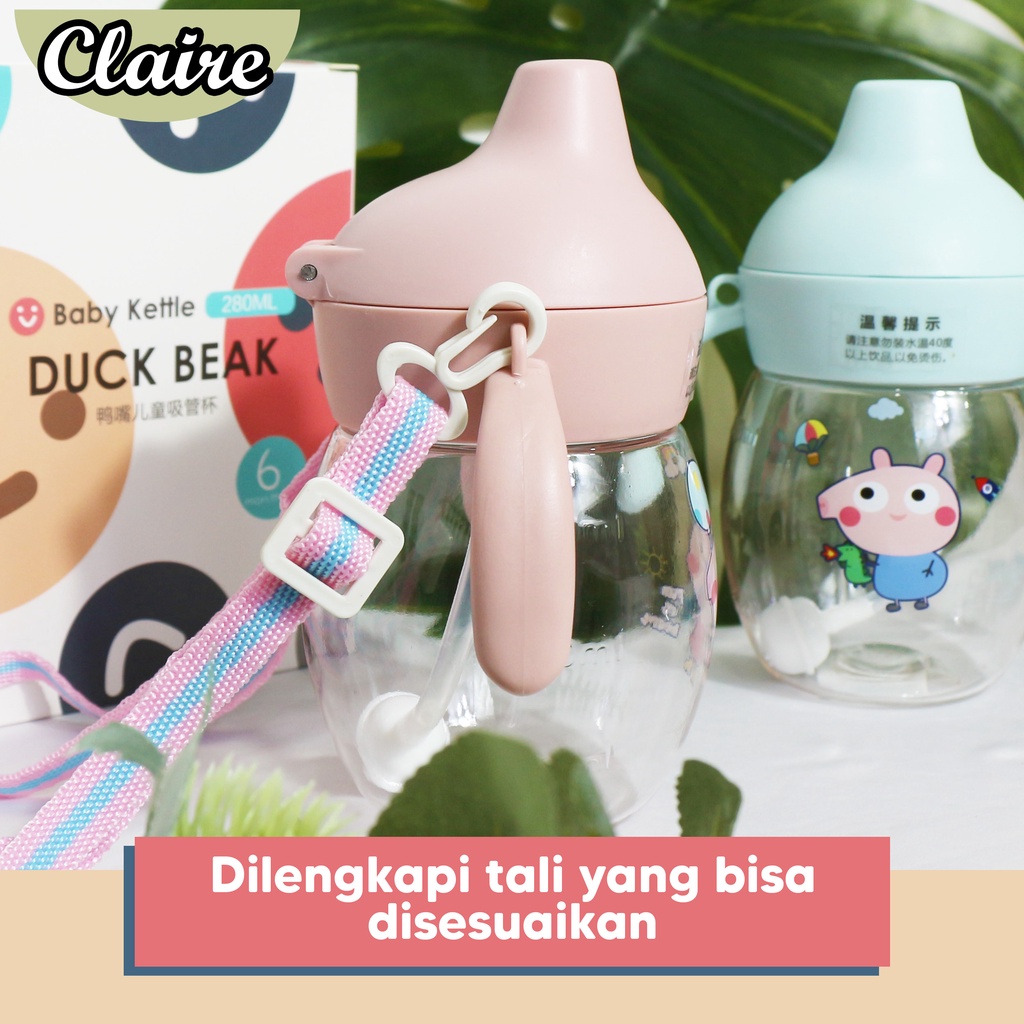 BOTOL MINUM BAYI 270ML / BOTOL MINUM BAYI DUA TANGAN / BOTOL MINUM TERBARU