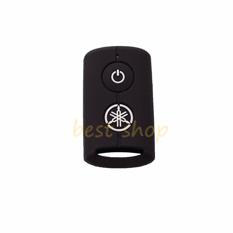 Yamaha Remote Key Silicone Case Cover Motor Untuk YAMAHA NVX155 NMAX ver.2 AEROX JAUNS XMAX300 Case Kunci Mobil Dengan Gantungan Kunci Dan Plat Nomor Telepon Anti Hilang