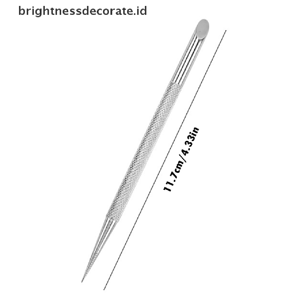[Birth] Double Ended Nail Pusher Cuticle Remover Manicure Pedicure Alat Baja Kecantikan [ID]
