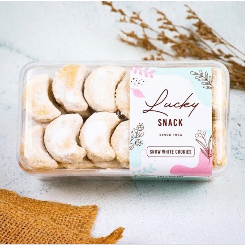 

Kue Kering Putri Salju Premium Wisman Terenak 350Gram Kotak