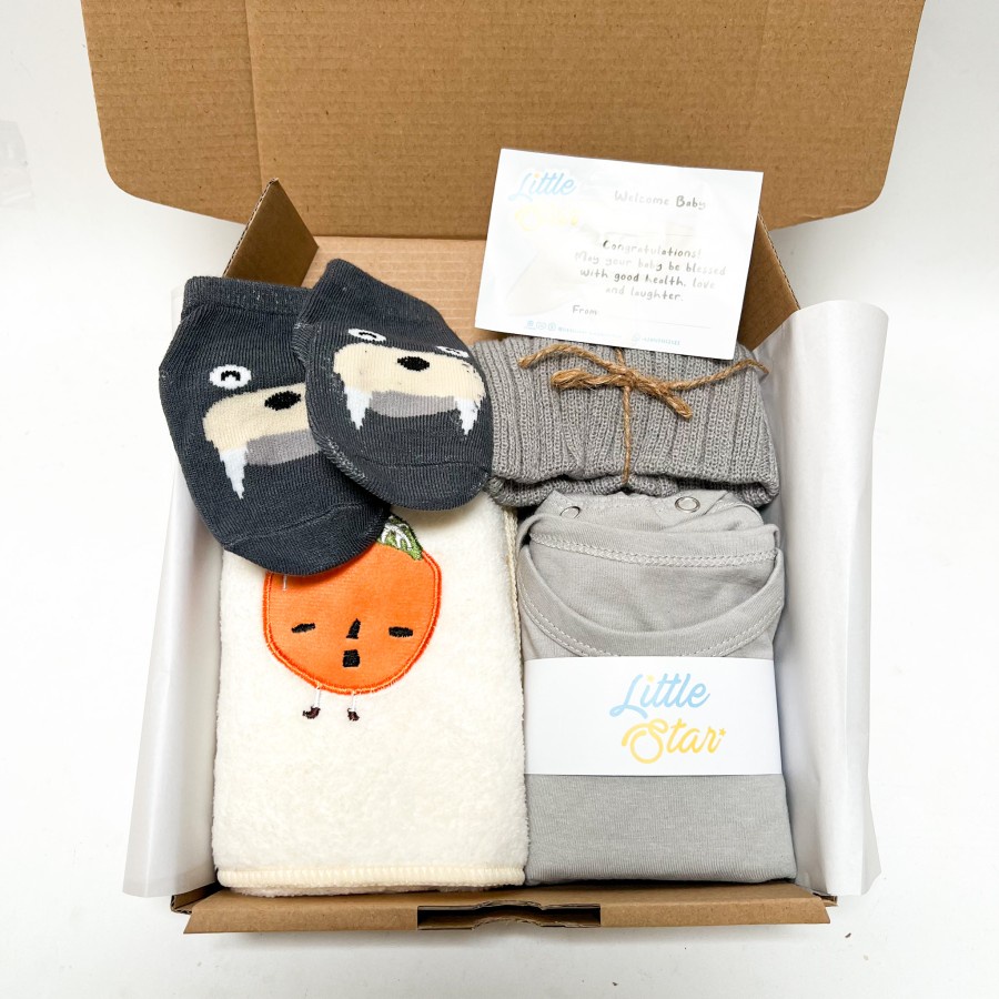LS Set E Hampers Bayi Newborn Baby Gift Set Unisex Kado Parcel Lahiran Bayi Baru Lahir Laki Perempuan 0 6 Bulan