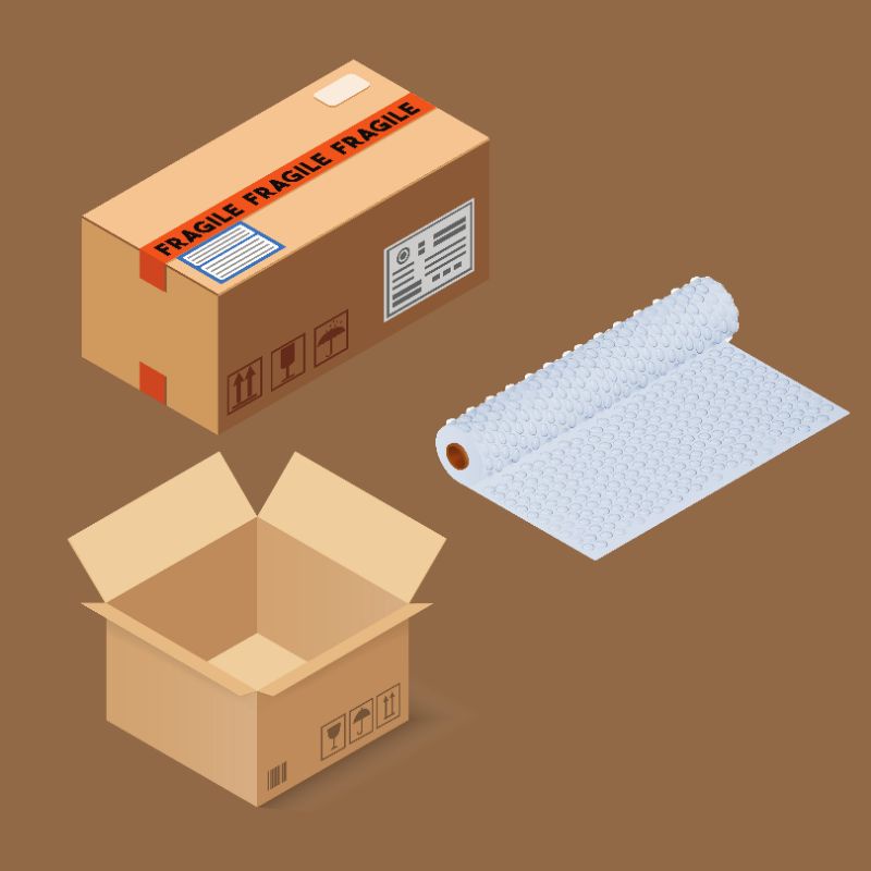

Packaging Dus dan Bubble Wrap Tambahan