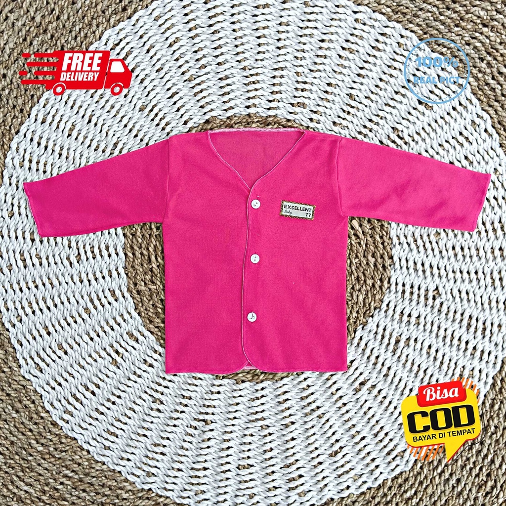 Baju Bayi Panjang Size 0 - 3 Bulan merk SNI EXCELLENT 77 - PINK SERIES