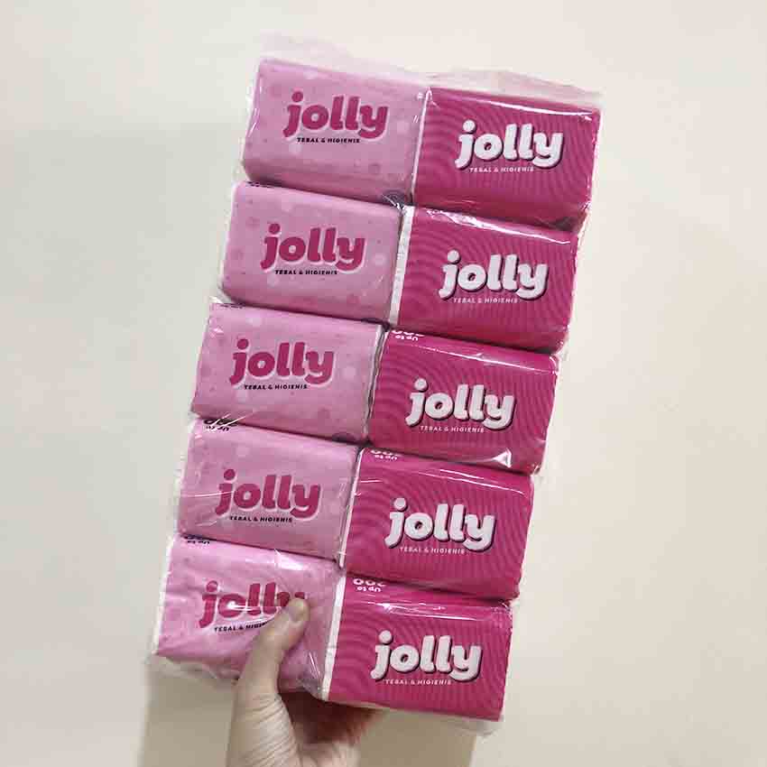 Tisu Tissue JOLLY POP UP (PAKET 10 pcs)2ply 200 sheet TISUE PROMO !!!