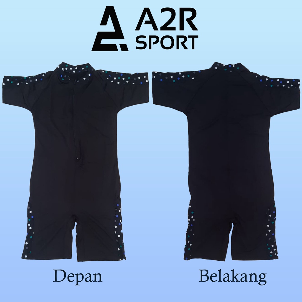 Baju renang dewasa outdor wanita model diving lengan pendek