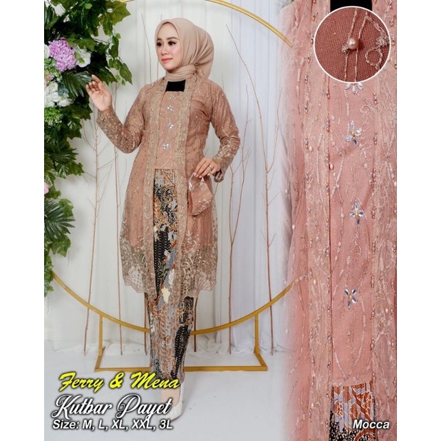 Setelan kebaya kutubaru Payet//Tunik kutubaru ibu besan//kebaya Tunik//Tunik seragaman pesta//kebaya kondangan