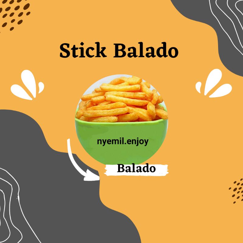

KODE A| STICK BALADO 250 GRAM|STICK PEDAS|STICK GURIH NYAMS|STICK MURAH NYAMS