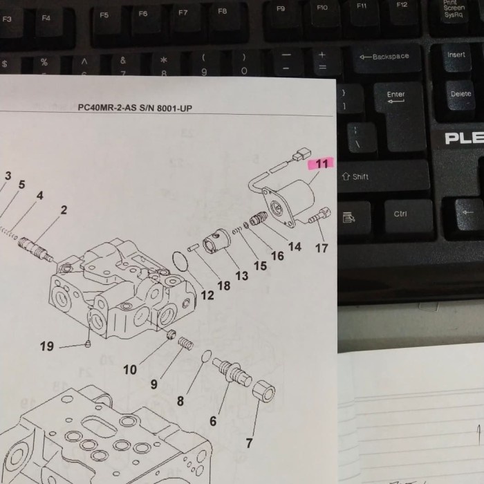 PRDO Solenoid valve pc40MR-2 pc50MR-2 pc58UU-3 702-21-55911 asli