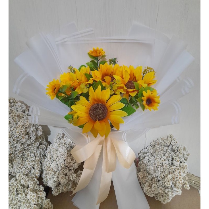 Buket bunga matahari/sunflower bouquet/buket bunga wisuda