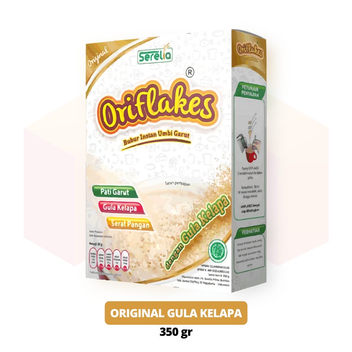 

[BISA COD] ORIFLAKES GASTRO Maag Asam Lambung dan Gerd Sereal Umbi Garut 350 gram - Original