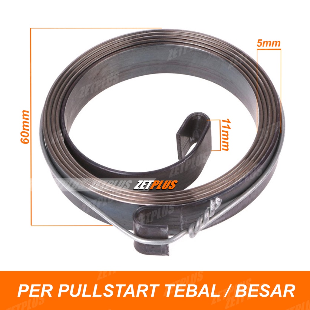 PER PULLSTART TEBAL (10mm) /tarikan besar universal/mini cross/atv/gp/goped/mesin rumput/genset/reco