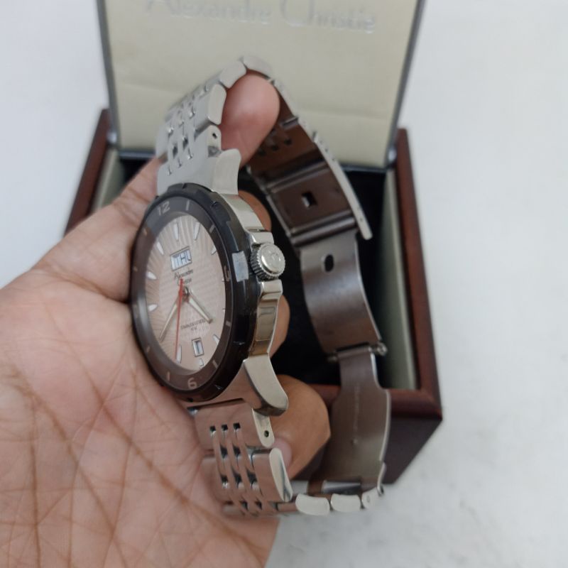 Jam Pria Original Second Mulus Alexander 8128MD