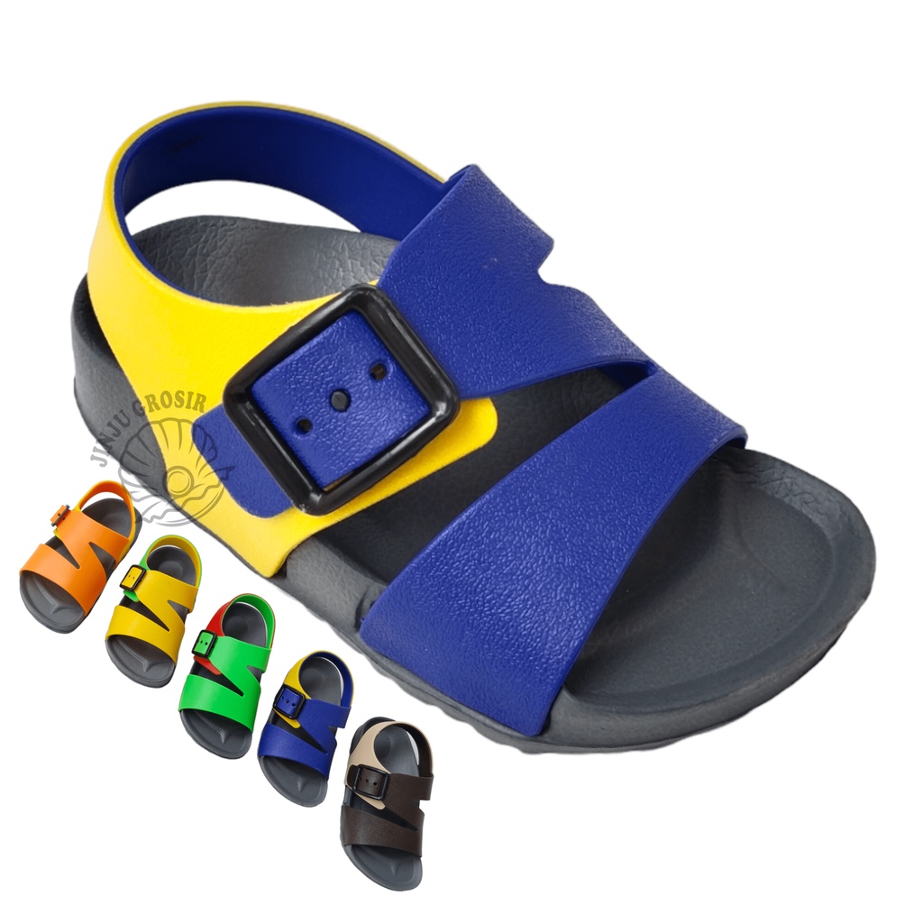 Sepatu Sandal Anak Laki Laki Perempuan Usia 1 2 3 Tahun Size 18 19 20 21 22 23 Sendal Gunung Karet B