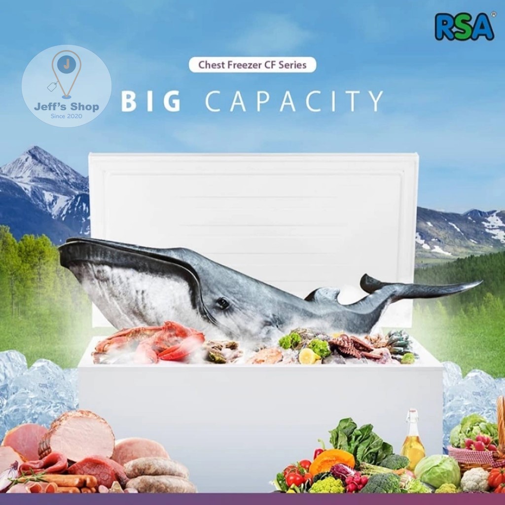 RSA Chest Freezer / Freezer Box [144 Liter] CF 160