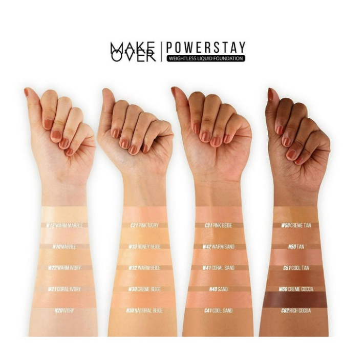 MAKE OVER Powerstay Weightless Liquid Foundation | MakeoverFoundation