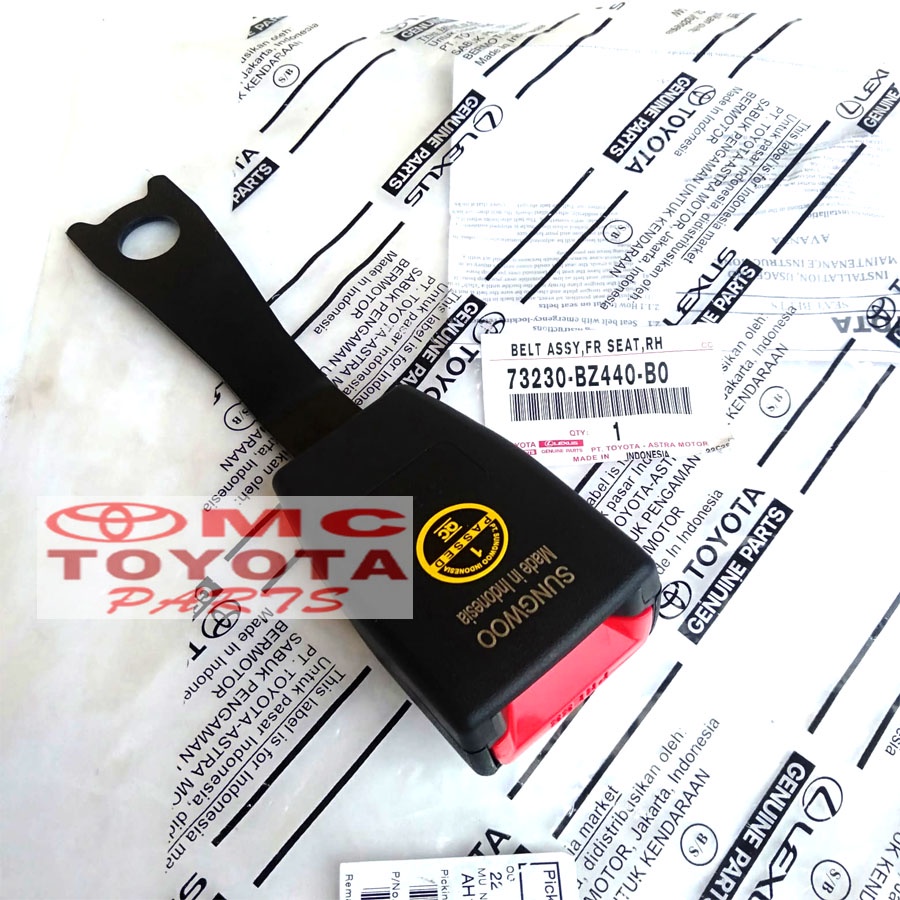 Colokan Safety Belt / Seat Belt Depan Avanza Allnew 73230-BZ440-B0