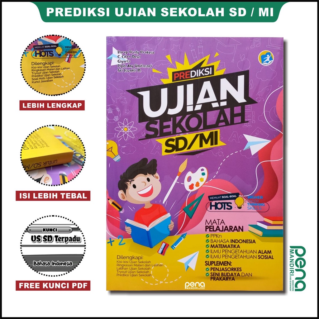 Prediksi Ujian Sekolah Jenjang SD/MI Terbaru Penerbit PN