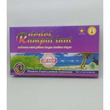 

Dodol Rumput Laut Low Sugar Kotak 160 gr