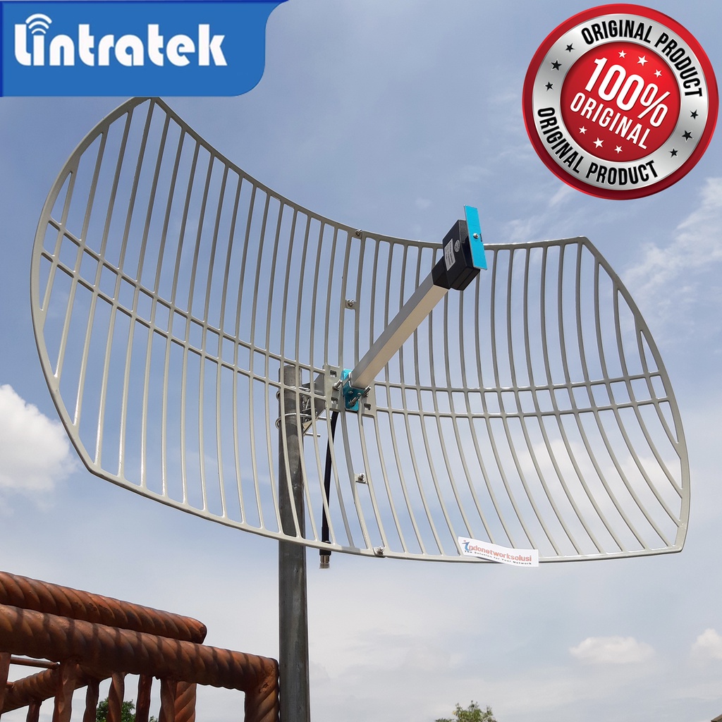 Paket Lengkap Set Antena GRID LINTRATEK untuk BOOSTER TRIBAND (1 indoor)