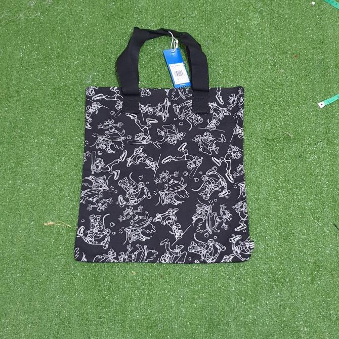 Adidas original goofy shopper bag canvas navy bnwt resmi