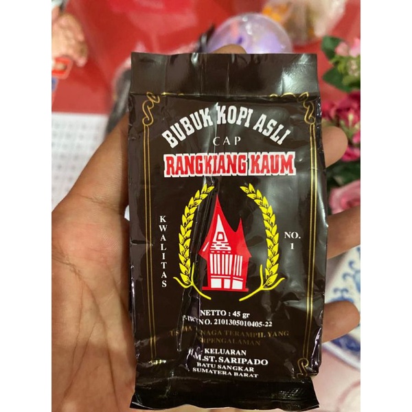 

Kopi Rangkiang kaum 45gr asli batu sangkar sumatra barat