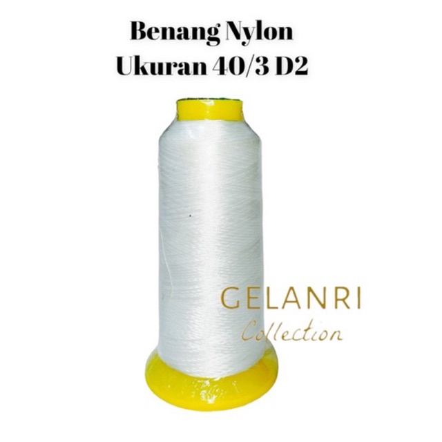GROSIR Benang Nylon ukuran 40/3 atau D2 / Benang Nilon 40/3 Benang Nilon D2 / Benang Jahit Buku