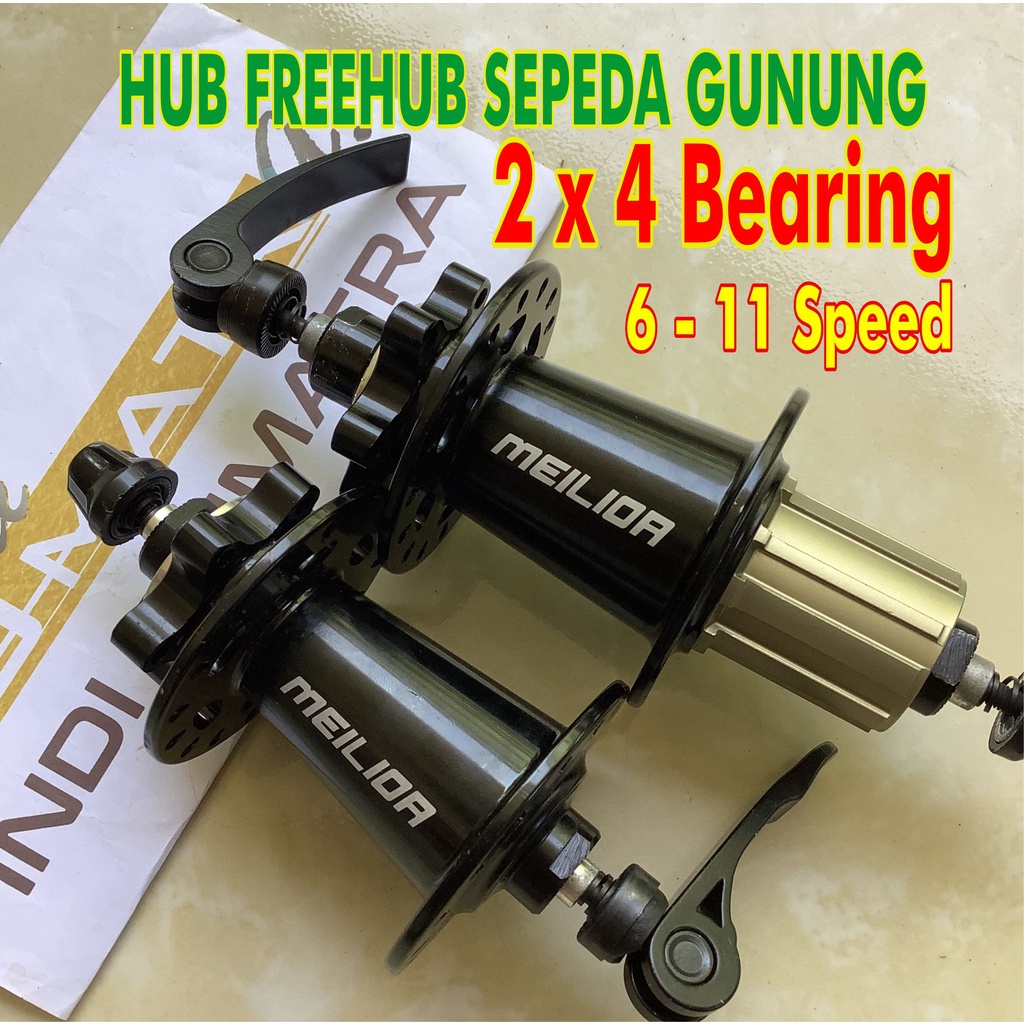 MEILIDA Hub Freehub Caset Slop Sepeda Gunung MTB Seli Bearing 32H